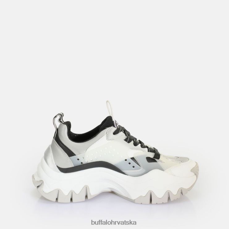 srebrna/crna Buffalo trail one sneaker niske veganske |tenisice TDD6T380